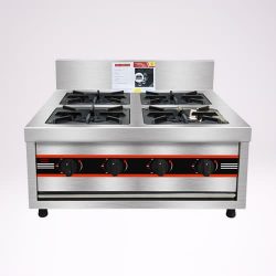 Bếp Âu 4 họng chân thấp